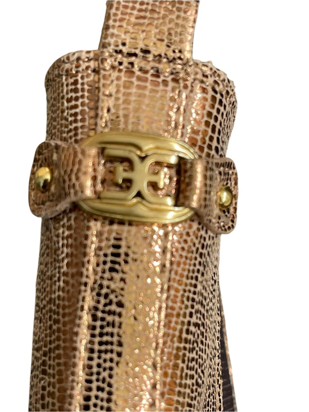 Sam Edelman Women's Suzette
Deep Gold Metallic Chelsea Boot
New Size 8.5” - Picture 8 of 11